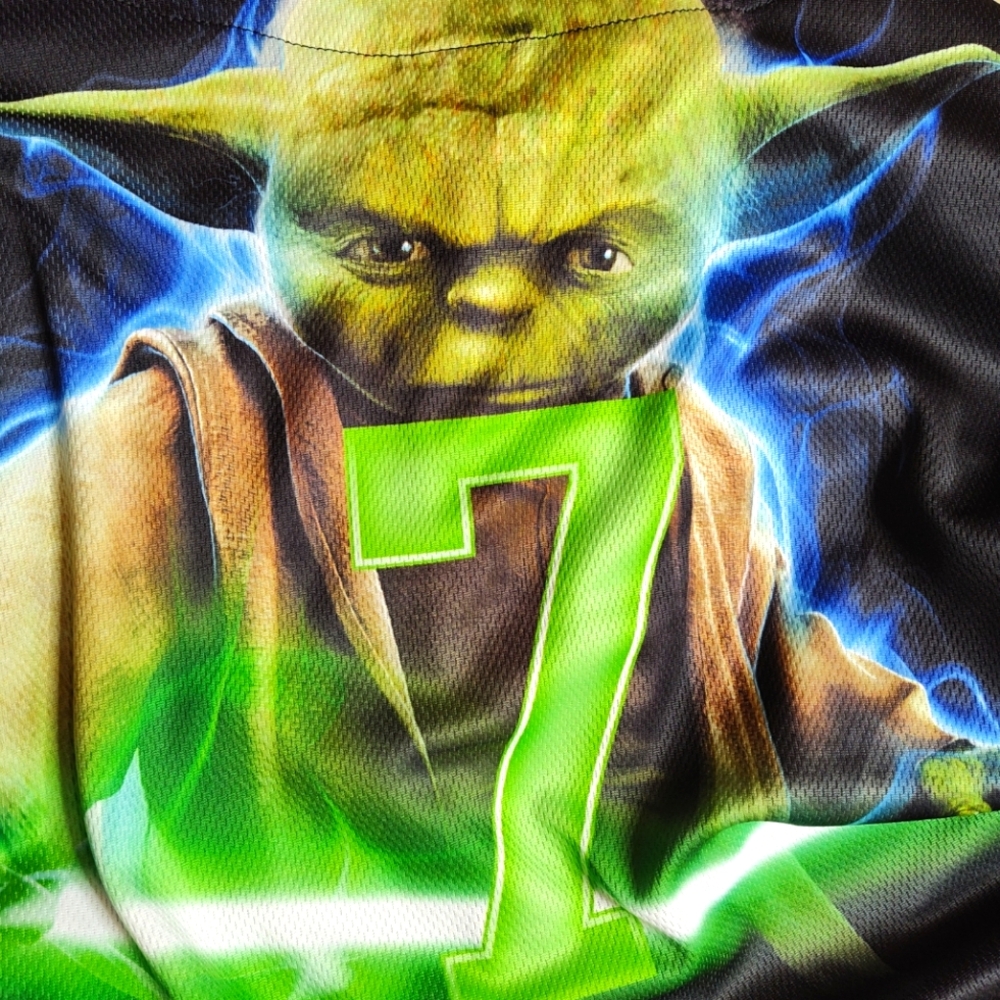 Rocket City trash pandas OT SPORTS stars wars Yoda jersey pre-owned size L